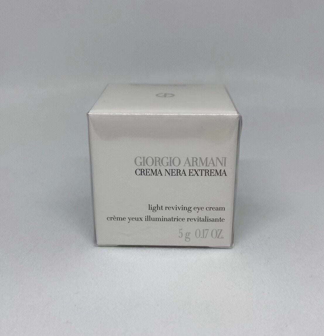 Giorgio Armani Crema Nera Extrema Light Reviving Eye Cream 0.17oz 5g NIB New Walmart