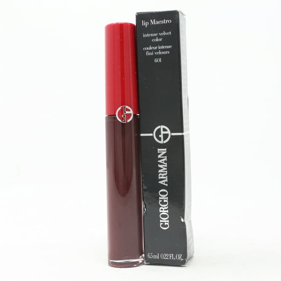 Giorgio Armani Lip Maestro Lipstick 601 Mahogany 0.22oz/6.5ml New With Box