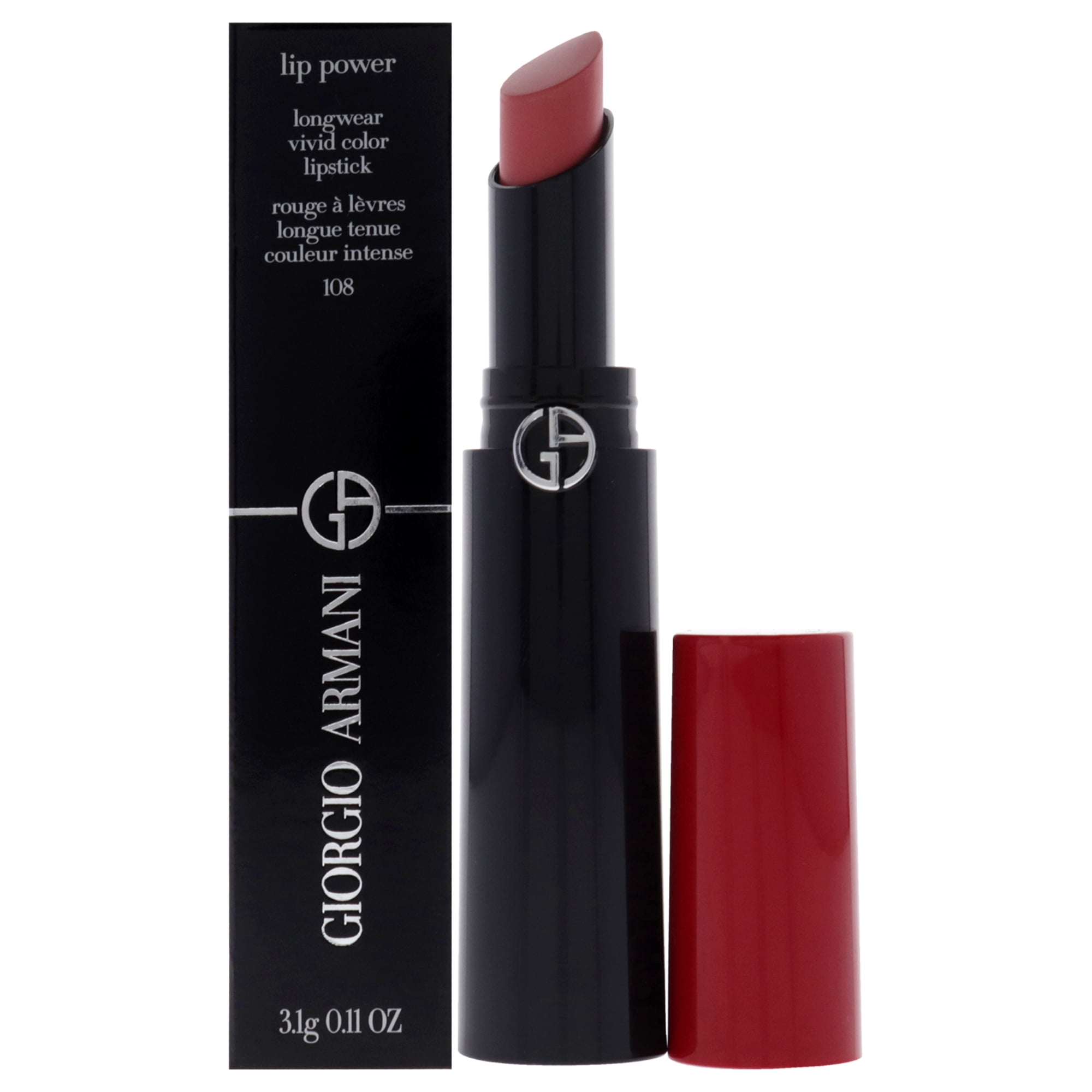 Giorgio Armani Lip Power Longwear Vivid Color Lipstick - 108 In
