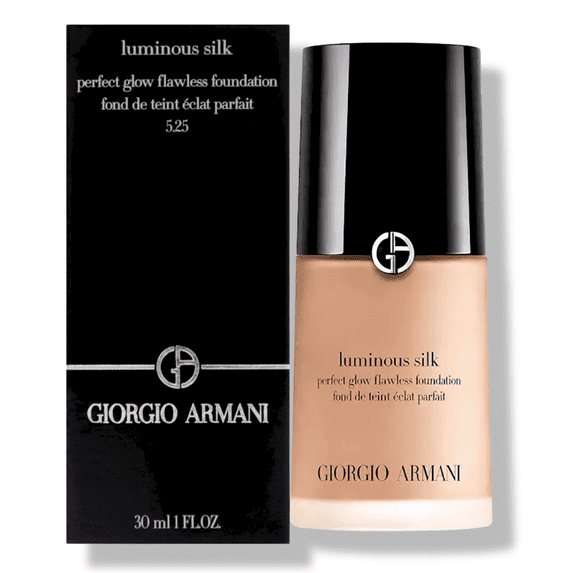 Giorgio Armani Luminous Silk Perfect Glow Flawless Foundation - 5.25 Medium Pink, 1 oz