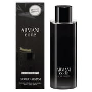 Armani Code Eau De Toilette Spray 6.7 oz - Refillable Bottle