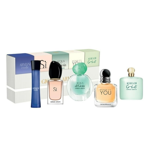 Giorgio Armani Mini Perfume Gift Set for Women, 5 Pieces
