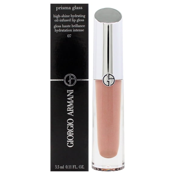 Giorgio Armani Prisma Glass Lip Gloss - 07 Nude Glow , 0.11 oz Lip Gloss