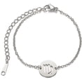 thumbnail image 1 of Giorgio Bergamo Stainless Steel Gold Plated Zodiac, Constellaction, Horoscope, Disc Anklet, Ankle Bracelet, 1 of 9