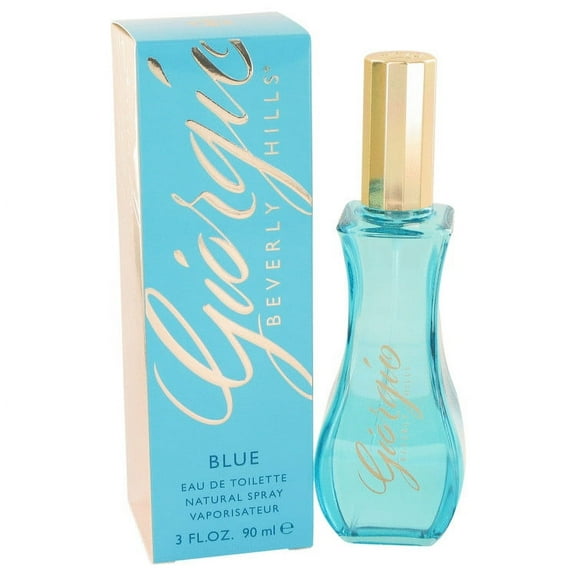 Giorgio Beverly Hills Blue Eau de Toilette Perfume for Women, 3 Oz Full Size