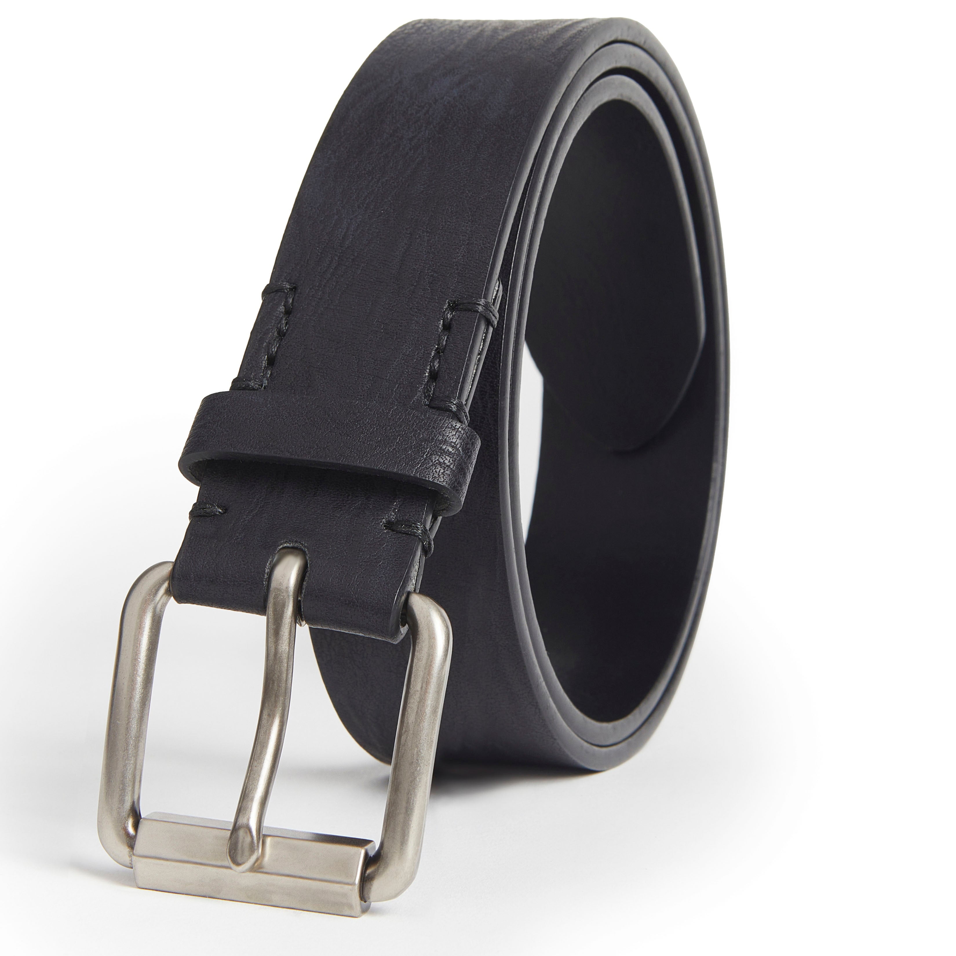 Giorgio Brutini Rugged Leather Casual Belt Color: Black