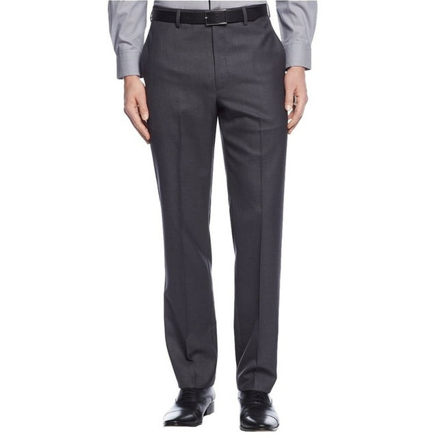 Izod Men's Big & Tall Straight Fit Dress Pants - Flat Front, Non-Iron, Machine Washable