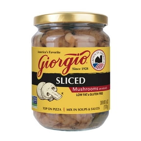 Giorgio Sliced Mushrooms, 6oz Jar