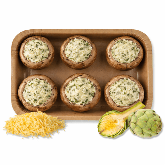 Spinach and Artichoke Stuffed Portabella Mushrooms, 8 oz