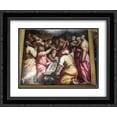 thumbnail image 1 of Giorgio Vasari 2x Matted 24x20 Black Ornate Framed Art Print 'Assumption of the Virgin (detail)', 1 of 2