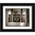 thumbnail image 1 of Giorgio Vasari 2x Matted 24x20 Black Ornate Framed Art Print 'Immaculate Conception (center), St. Eustachian (left) and St. Blaise (rigth)', 1 of 2