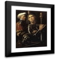 thumbnail image 1 of Giorgione 15x18 Black Modern Framed Museum Art Print Titled - The ‘Gattamelata’. Man in Armour with a Squire (1501-1502), 1 of 5