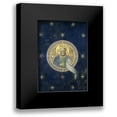 thumbnail image 1 of Giotto 14x18 Black Modern Framed Museum Art Print Titled - Prophet Malachi - Detail of Ceiling, 1 of 5