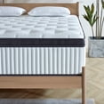 thumbnail image 1 of Giovanly 14 inch Queen Hybrid Mattress, Medium Firm Mattresses with Cooling Gel Memory Foam & Individually Pocket Coils, Motion Isolation & Zoned Support, CertiPUR-US Certified, 1 of 2