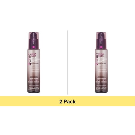 Giovanni 2chic Ultra-Sleek Leave-In Conditioning & Styling Elixir Brazilian Keratin Argan Oil - 4 oz. - 2 Pack
