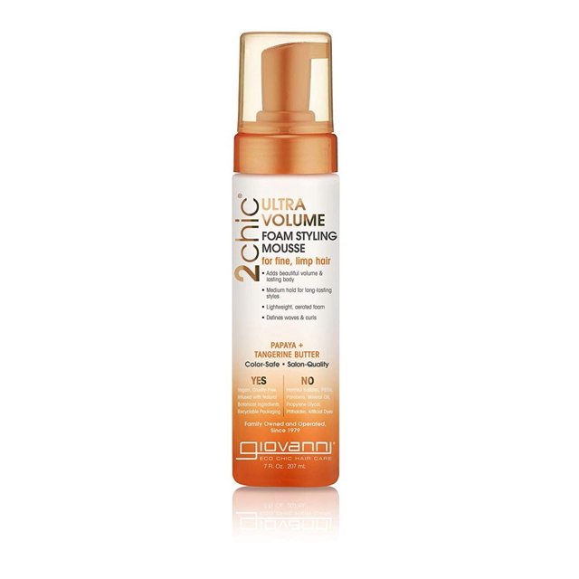 Giovanni 2chic UltraVolume Foam Styling Mousse with Tangerine and