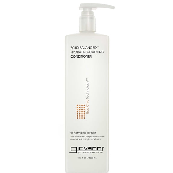 Giovani 50/50 Balanced Hydrating Calming Conditioner, 1000 ml / 33.8 oz