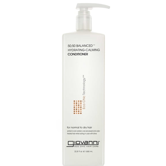 Giovani 50/50 Balanced Hydrating Calming Conditioner, 1000 ml / 33.8 oz