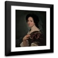 thumbnail image 1 of Giovanni Battista Gaulli 20x24 Black Modern Framed Museum Art Print Titled - Portrait of a Woman (ca. 1670s), 1 of 5