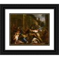 thumbnail image 1 of Giovanni Battista Merano 14x12 Black Ornate Wood Framed Double Matted Museum Art Print Titled: The Massacre of the Innocents, 1 of 5