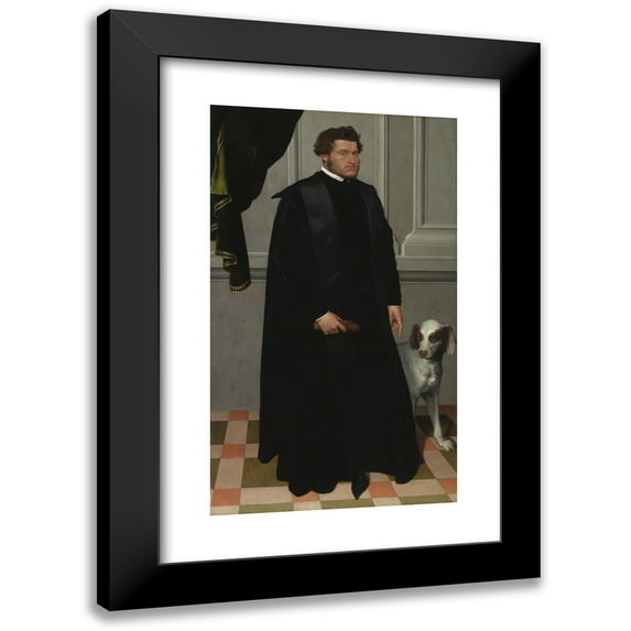 Giovanni Battista Moroni 12x18 Black Modern Framed Museum Art Print Titled - Gian Lodovico Madruzzo (1551-52)