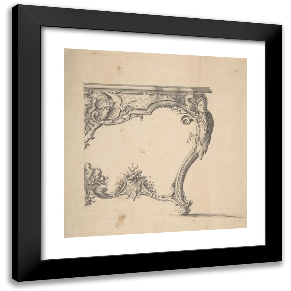 Giovanni Battista Natali III 15x15 Black Modern Framed Museum Art Print