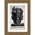 thumbnail image 1 of Giovanni Battista Piranesi 2x Matted 18x24 Gold Ornate Framed Art Print 'Part of the ancient Via Appia outside the Porta of St. Sebastian about three miles', 1 of 2