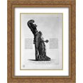 thumbnail image 1 of Giovanni Battista Piranesi 2x Matted 20x24 Gold Ornate Framed Art Print 'Another view of the same side of the Trophy', 1 of 2