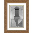 thumbnail image 1 of Giovanni Battista Piranesi 2x Matted 20x24 Gold Ornate Framed Art Print 'Architectural details of the Arches of Titus and Septimius Severus and the obelisk in Piazza of St. Peter', 1 of 2