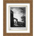 thumbnail image 1 of Giovanni Battista Piranesi 2x Matted 20x24 Gold Ornate Framed Art Print 'Profiles in large Ionic order forming the upper part of the tomb', 1 of 2