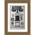 thumbnail image 1 of Giovanni Battista Piranesi 2x Matted 20x24 Gold Ornate Framed Art Print 'The Roman antiquities, t. 2, Plate XXXVIII. Cutaway view of the tomb before.', 1 of 2