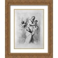 thumbnail image 1 of Giovanni Battista Piranesi 2x Matted 20x24 Gold Ornate Framed Art Print 'The Virgin and Child with St. John, by Guercino', 1 of 2