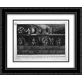 thumbnail image 1 of Giovanni Battista Piranesi 2x Matted 24x20 Black Ornate Framed Art Print 'View of the tomb and told the two contiguous', 1 of 2