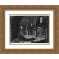 thumbnail image 1 of Giovanni Battista Piranesi 2x Matted 24x20 Framed Art Print 'Interior of the Church of Our Lady of the Angels called the Charterhouse, which was once the principal room of the Baths of Diocletian', 1 of 2