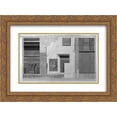 thumbnail image 1 of Giovanni Battista Piranesi 2x Matted 24x20 Gold Ornate Framed Art Print 'Demonstration of large parts of the second inner order of the Pantheon, now there are no more', 1 of 2