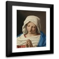 thumbnail image 1 of Giovanni Battista Salvi da Sassoferrato 12x14 Black Modern Framed Museum Art Print Titled - The Madonna in Prayer, 1 of 1