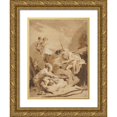 thumbnail image 1 of Giovanni Battista Tiepolo 11x14 Gold Ornate Wood Frame and Double Matted Museum Art Print Titled - The Last Communion of St. Jerome (C. 1726), 1 of 4