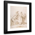 thumbnail image 1 of Giovanni Battista Tiepolo 14x18 Black Modern Framed Museum Art Print Titled - The Meeting of Anthony and Cleopatra (1696-1770), 1 of 5