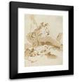 thumbnail image 1 of Giovanni Battista Tiepolo 14x18 Black Modern Framed Museum Art Print Titled - Venus and Cupid Discovering the Body of Adonis (C. 1740), 1 of 5