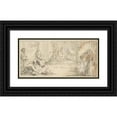 thumbnail image 1 of Giovanni Battista Tiepolo 14x9 Black Ornate Wood Framed Double Matted Museum Art Print Titled: Booty Presented to Three Dignitaries (1696-1770), 1 of 5