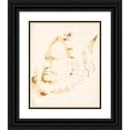 thumbnail image 1 of Giovanni Battista Tiepolo 20x24 Black Ornate Framed Double Matted Museum Art Print Titled: Head of a Magician (C. 1760), 1 of 5