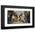 thumbnail image 1 of Giovanni Battista Tiepolo 24x16 Black Modern Framed Museum Art Print Titled - The Patron Saints of the Crotta Family (ca. 1750), 1 of 1