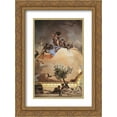 thumbnail image 1 of Giovanni Battista Tiepolo 2x Matted 20x24 Gold Ornate Framed Art Print 'Glory of Spain [detail #3]', 1 of 2
