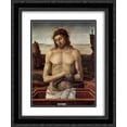 thumbnail image 1 of Giovanni Bellini 2x Matted 20x24 Black Ornate Framed Art Print 'Dead Christ in the Sepulchre', 1 of 2