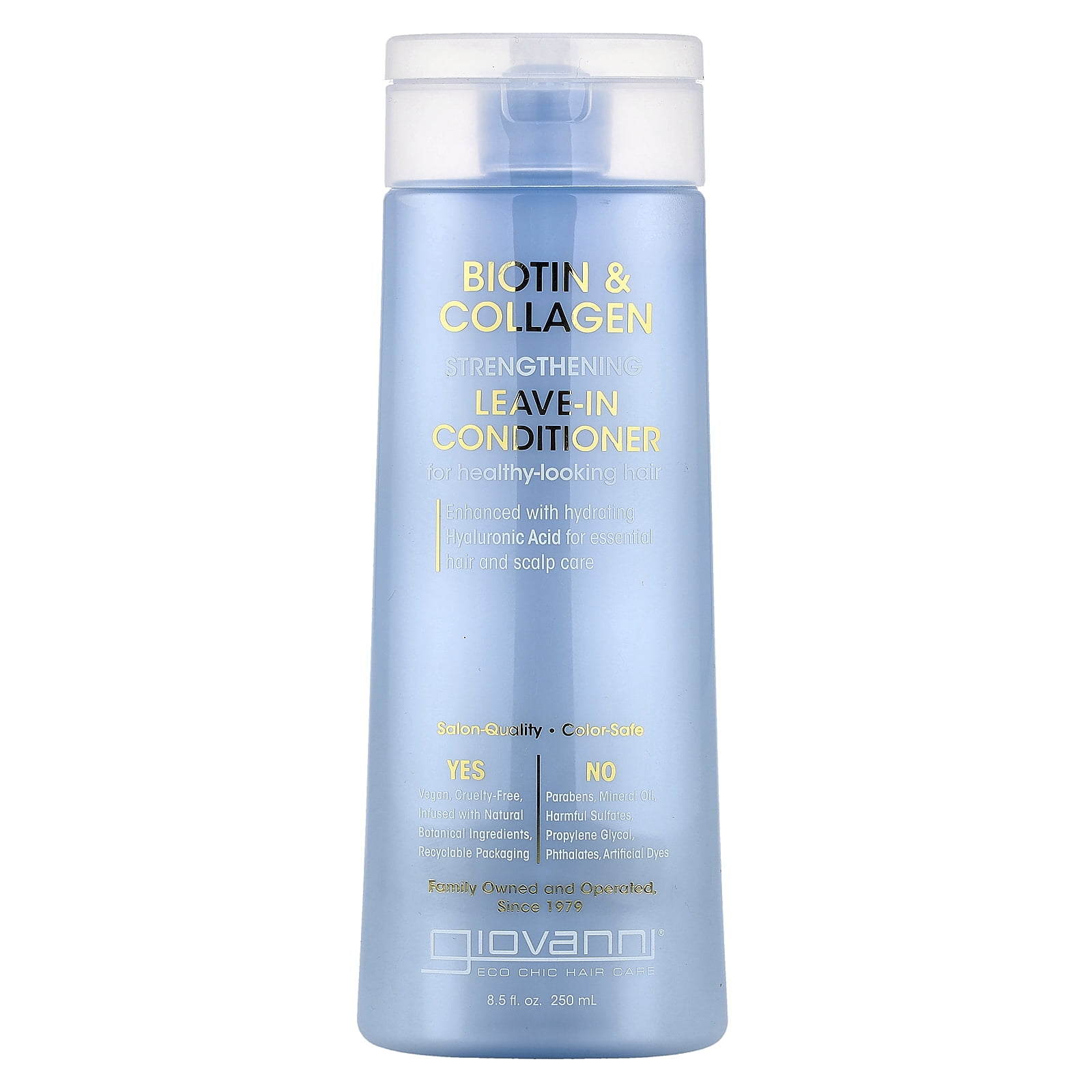 Giovanni Biotin & Collagen Strengthening Leave-In Conditioner, 8.5 fl oz (250 ml)