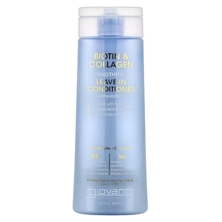 Giovanni Biotin & Collagen Strengthening Leave-In Conditioner, 8.5 fl oz (250 ml)