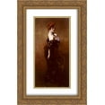 thumbnail image 1 of Giovanni Boldini 2x Matted 16x24 Gold Ornate Framed Art Print 'Portrait Of Madame Pages In Evening Dress', 1 of 2