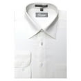 thumbnail image 1 of Giovanni CLG1004-18 1-2x36-37 Mens Solid Color Dress Shirt, Off White, 1 of 1