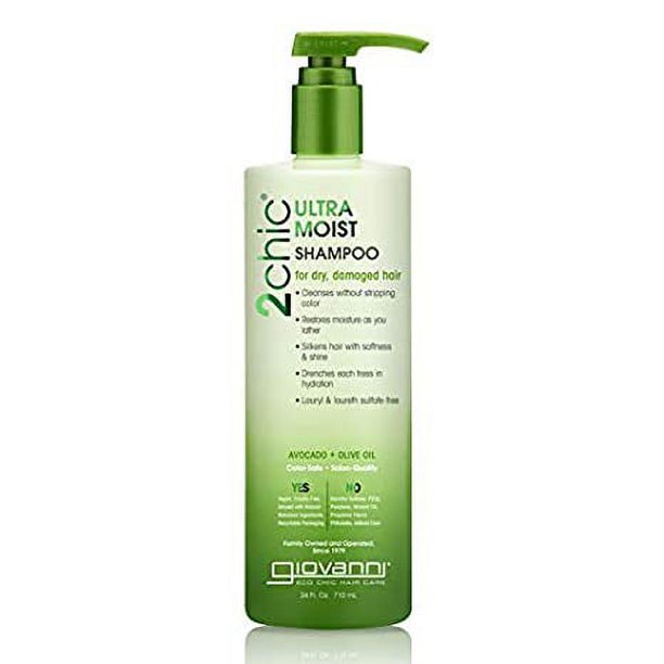 Giovanni Creamy Avocado & Olive Oil Shampoo, Hydration Powered by Aloe