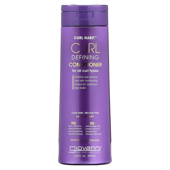 Giovanni Curl Defining Conditioner, For All Curl Types, 13.5 fl oz (399 ml)